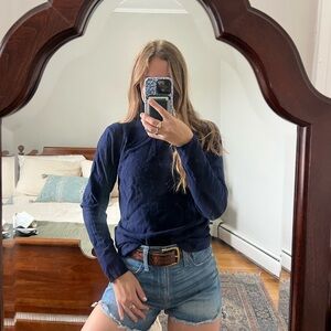 Zara Navy Blue Pullover Sweater